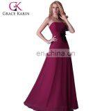 Strapless Formal Long Evening Dress Grace Karin A-line Floor Length Evening Gowns CL3436 thumbnail-1