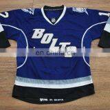 Customized Personalized Gagne Lightning 3rd Hockey Jersey 100% Polyester thumbnail-1