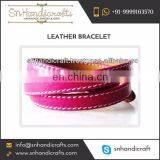 Attractive Leather Wrap Bracelet for Sale at Low Market Price