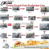Industrial Semi Automatic Fried Potato Crisps Line Fried Potato Chips Potato Strips Production Line thumbnail-1