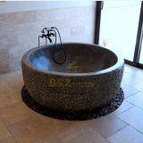 Popular Design Qing Stone Hand Carving Bathtub thumbnail-3