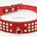 Three Rows Diamonds Pet Collar Leash Training Dog Pulling Rope Pet Neck Chain Pet Supplies thumbnail-6