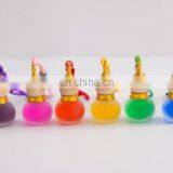 Multi Pockets Promotional Vent Clips Glass Bottle Car Air Freshener 3d thumbnail-6