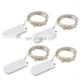 Christmas Lights 2M 20 LED Waterproof Copper Mini Fairy String Light Warm White Decoration Lamp Home Wedding CR2032 Battery thumbnail-2