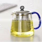 Glass Tea Cup With Stainless Steel Infuser 400ml