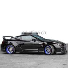 Body Kit for Nissan Gtr R35 Front Bumper Rear Bumper Wide Flare Carbon Fiber Rear Diffuser Side Skirts Bonnet Trunk Spoiler thumbnail-3