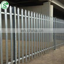 Factory Supply Security Metal Fencing Palisade Fence For Garden/ Factory/Playground