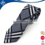 Tartan Narrow Neck Tie in Polyester thumbnail-2