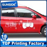 Wholesales adhesive transparent sticker UV printing PVC car vinyl sticker in shenzhen-qt
