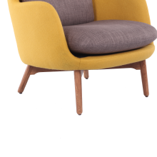 High Quality Lounge With Cushion Mid Century Furniture JH1 Easy Chair thumbnail-4