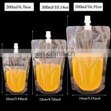 Free Sample Generic Transparent Spout Pouch Drinking Packaging Bag thumbnail-5