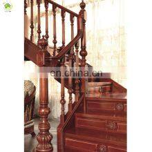 Soundproof Solid Wood Stair Step Railing Design Philippines
