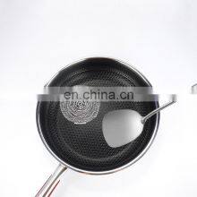 Kitchen Modern Portable Large Industrial Cheap Non Stick Deep 4 Egg Ceramic Frying Pan thumbnail-5