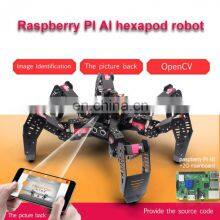18DOF Hexapod Robot Spider Robot 2DOF PTZ With Main Board for Raspberry Pi 4B/2G Finished thumbnail-2