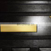 Door Mail Slot By Telescopic Sleeve & Gold Sealed Flap - Compatible With Any Door Type thumbnail-5