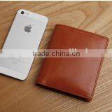 High Quality Vintage Style Genuine Leather Men's Bifold Wallet Small Wallet for Gifts thumbnail-4