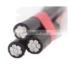 Overhead Low Voltage 0.6/1kv Pvc Xlpe Pe Insulated Abc Cable With Factory Price