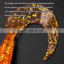 JOHNCOO Rubber Fishing Lure 50mm 1.3g Custom Fishing Lures Saltwater Webass Fishing Lure thumbnail-5