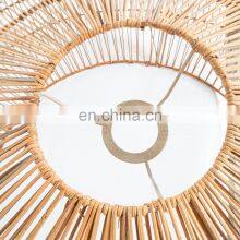 Unique Wicker Rattan Lampshade Boho Style Round Shape Spherical Hanging Pendant Vietnam Cheap Wholesale thumbnail-5