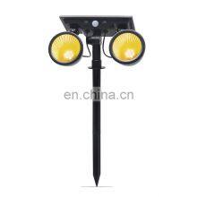 Luz solar Farolas solares, Luces solares para paisajes LED de 2 en 1, Ajustables a 180 grados y a prueba de agua para seguridad exterior thumbnail-2