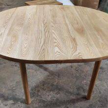 Solid Ashwood Round Dining Table,extendable thumbnail-3