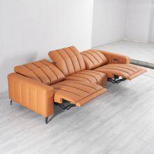 Modern Minimalist Fabric Multi-Functional Sofa Size Apartment Living Room Three-Seat Sofa