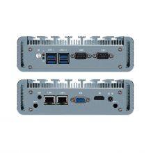 Fanless Metal Mini PC Industrial BOX Computer RS232/HDMI/VGA Integrated thumbnail-2