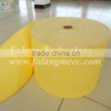 Yellow Chemical Sorbent Roll