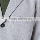 China Wholesales Casual Light Grey Mens Suit Blazer thumbnail-5