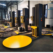 Heavy Duty PLC Control Automatic Stretch Film Pallet Wrapping Packing Machine thumbnail-5