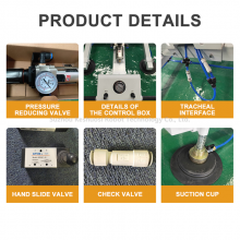 Vacuum Pneumatic Lifting Machine Stainless Steel Plate Suction Cup Hoisting Glass Manipulator Lifting Suction Cups thumbnail-4