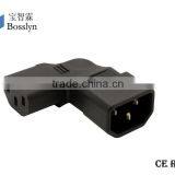 Superior Quality Right Angled IEC Adapter Up Angled IEC 320 C14 to C13 for LCD/LEC TV Wall Mount thumbnail-1