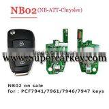 2016 Newest NB02 3 Button Remote Key With NB-ATT-Chrysler Model for KD900/URG200 Machine With Best Quality thumbnail-1