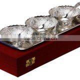 Beautiful Decorative New Design Silver Plated Bowl thumbnail-1