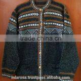 ALPACA WOOL CARDIGAN WITH WOOD BUTTONS