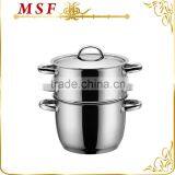 MSF-3409 Durable & Professional Stainless Steel Steamer Pot Corn Steamer Induction Base Quality Choice thumbnail-6