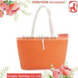 Colourful Fashion Designer Leather Hand Bags, Leather Reusable Shopping Bag thumbnail-4