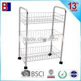 3 Tiers Chromeplate Kitchen Trolley thumbnail-1