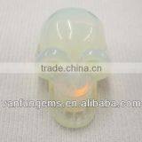 Wholesale Gemstone Synthetic Opal Carving Skull thumbnail-1