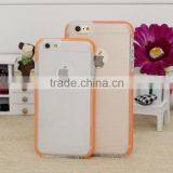 Shockproof Soft TPU Transparent Breathable Back Cover Multi Color Bumper Cell Phone Cases for Iphone and for Samsung thumbnail-4
