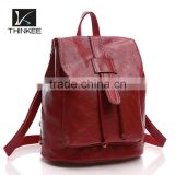 China suppliers alibaba wholesale flap bag genuine leather backpack ladies women