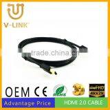 High Quality High Speed 24k Hdmi Cable Gold Plated for DVD Player thumbnail-1