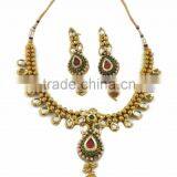 Indian Polki Style Necklace Sets thumbnail-3
