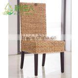 China High Quality Designer Seagrass High Back Water Hyacinth Chair thumbnail-1