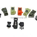 2015 New Arrived Compass Plastic Fire Starter Buckle for OEM Paracord Bracelet Quality Choice thumbnail-5