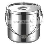 varuious type of stainless steel food warmer pot applicable to IH