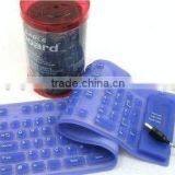 Foldable Keyboardrd With 109 Keys/silicon Keyboard