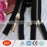 Shenzhen Xly Zipper Manufacturer Golden Brass Metal Zipper thumbnail-3