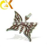 Animal Pendant With Butterfly Stainless Steel Butterfly Pendant thumbnail-1