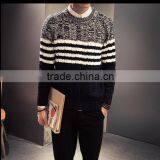 China Brand Low Price Clothing for Colorful Striped Men Sweaters
